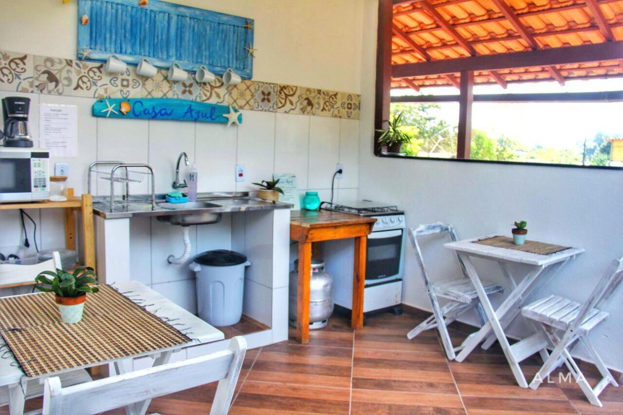 Suites Casa Azul-Vila Do Abraao- Conforto, Limpeza, Otima Localizacao 外观 照片